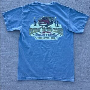 Comfort Colors Route 66 Winslow Arizona “Standin’ on the Corner” Graphic Tee